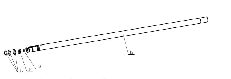Load image into Gallery viewer, 1100z .177 Rifled Inner Barrel