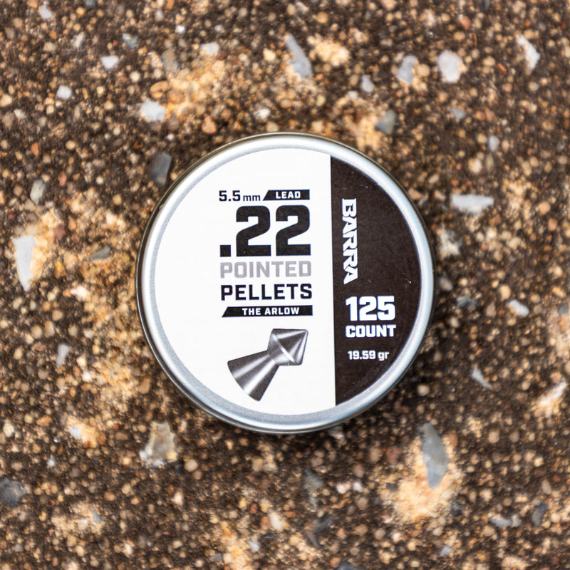 Load image into Gallery viewer, Arlow Pointed Tip .22 Caliber Pellets - 125 Count
