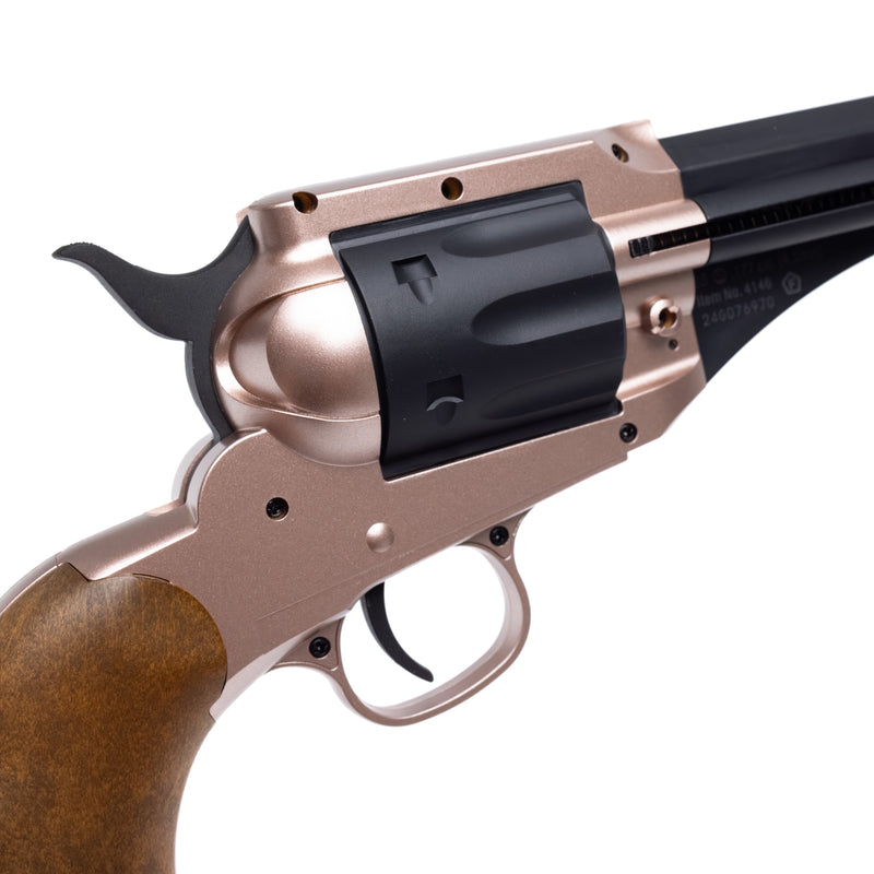 Load image into Gallery viewer, 1858 CO2 Pistol Kit - Black & Rose Gold