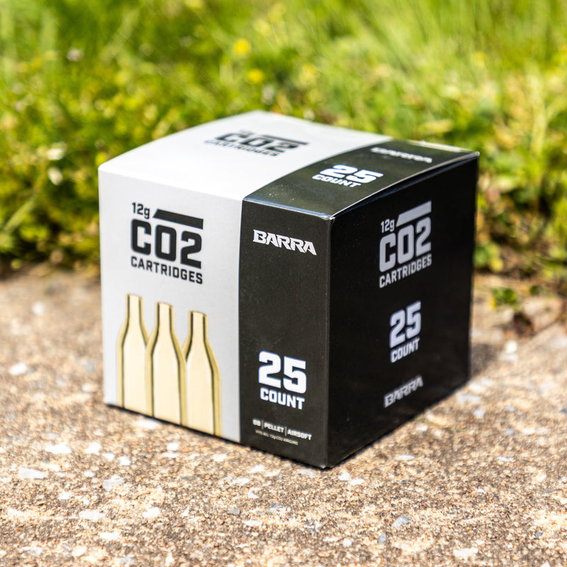 Load image into Gallery viewer, 12 Gram CO2 Cartridges - 25 Count