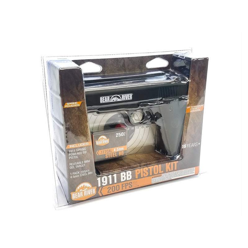 Load image into Gallery viewer, 1911 BB Pistol Kit - Includes Gel Target and Ammo