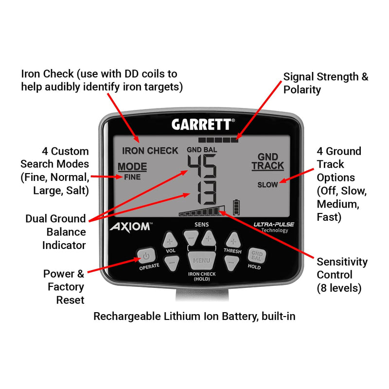 Load image into Gallery viewer, Garrett Axiom Lite - Metal Detector
