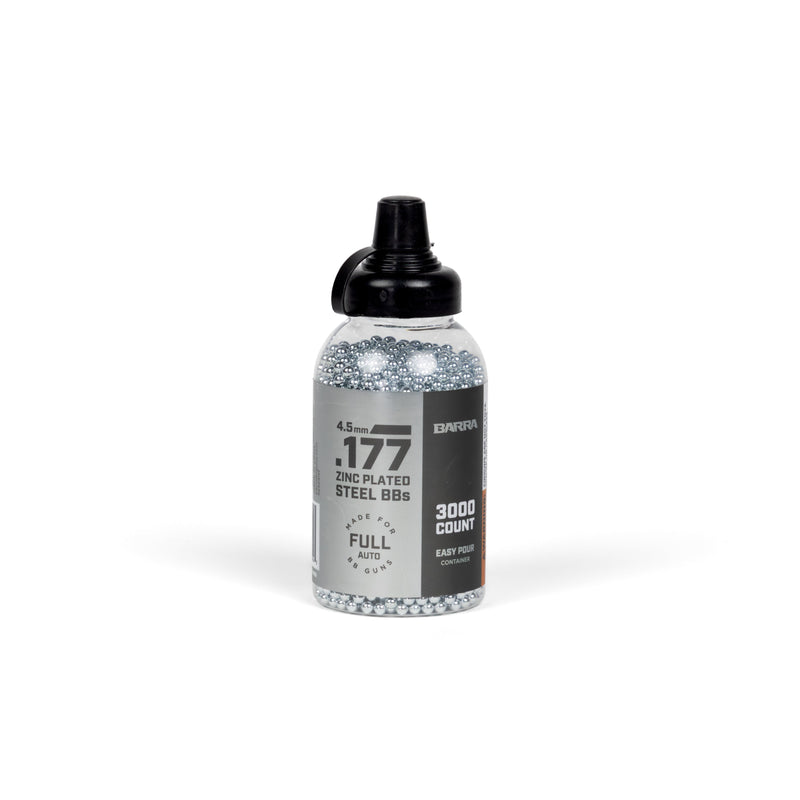 Load image into Gallery viewer, .177 cal/4.5mm Zinc Plated Steel BBs - 3,000 Count