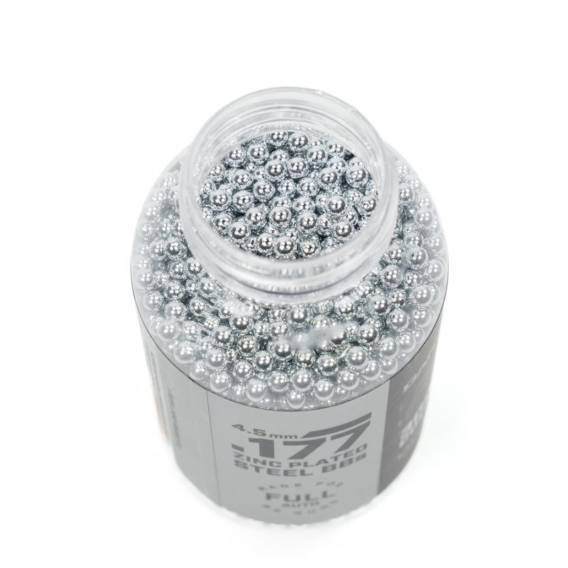 Load image into Gallery viewer, .177 cal/4.5mm Zinc Plated Steel BBs - 3,000 Count