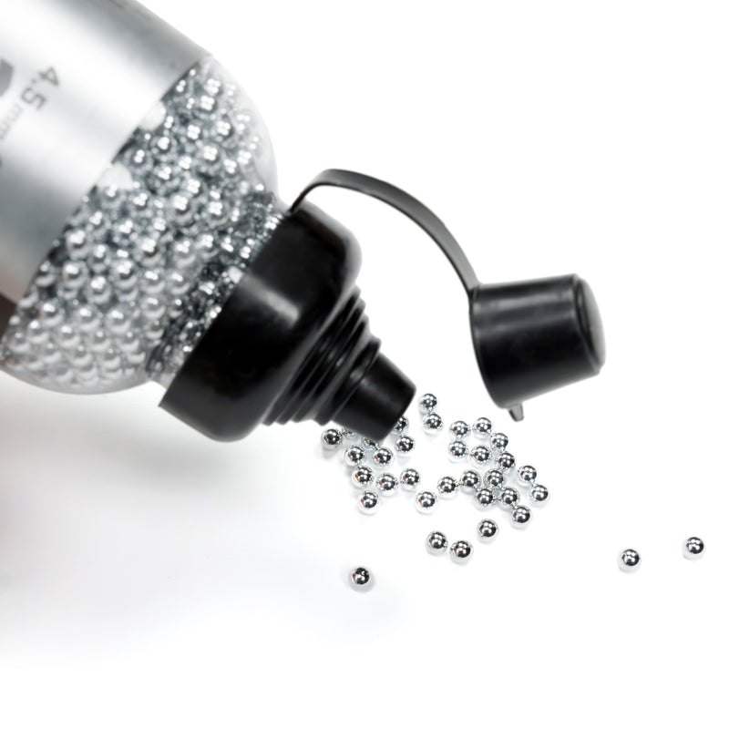 Load image into Gallery viewer, .177 cal/4.5mm Zinc Plated Steel BBs - 6,000 Count