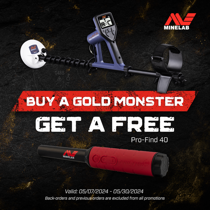 Minelab Gold Monster 1000 Metal Detector with a FREE Pro-Find 40