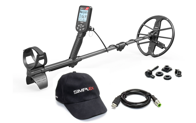 Load image into Gallery viewer, Nokta Simplex Ultra Metal Detector Promo Package - No Headphones with AccuPoint Pinpointer
