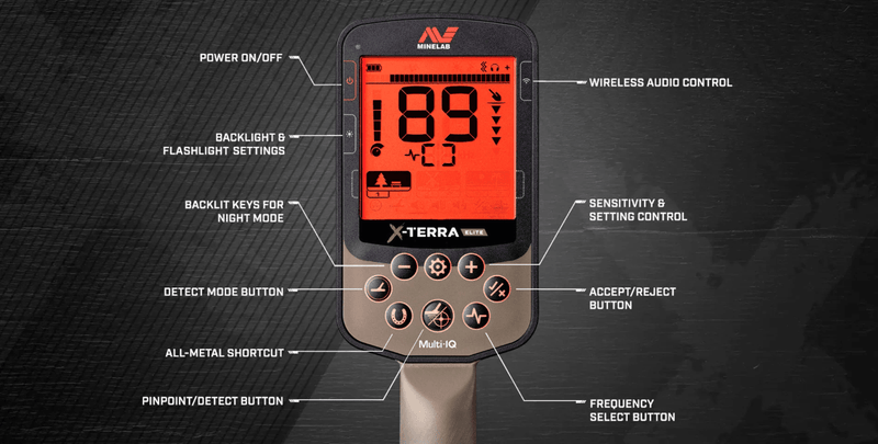 Load image into Gallery viewer, PROMO 45B - Minelab X-terra Elite Expedition Pack Metal Detector with a FREE Pro-Find 40
