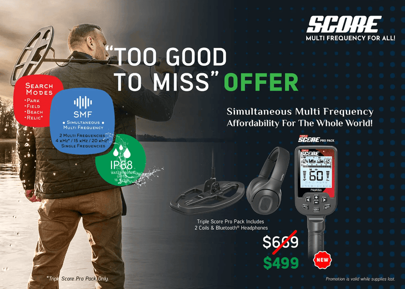 Load image into Gallery viewer, Nokta Triple Score Pro Pack Metal Detector