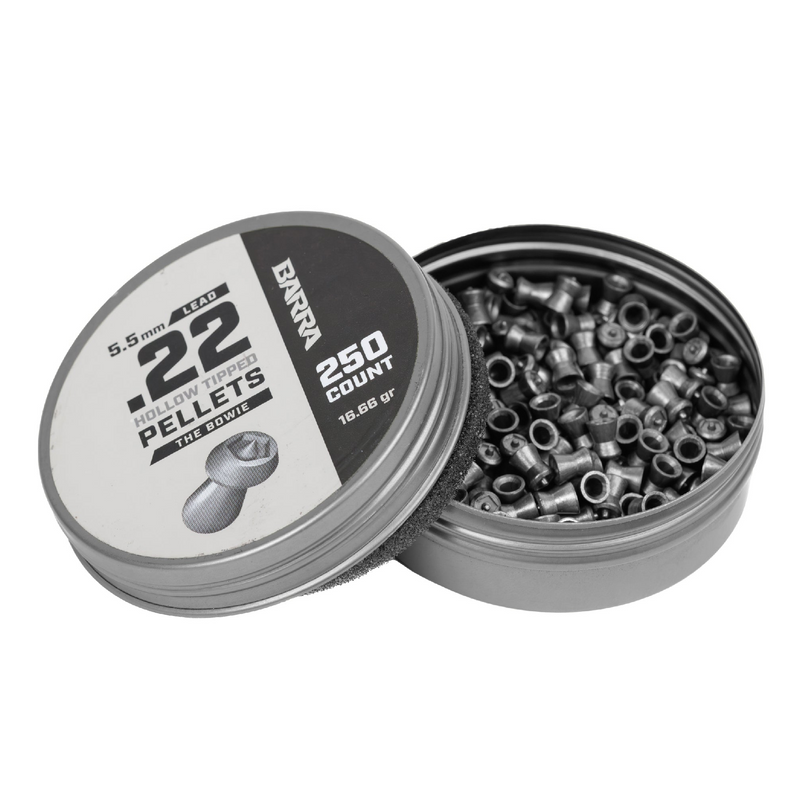 Load image into Gallery viewer, Bowie Hollow Tipped .22 Caliber Pellets - 250 Count