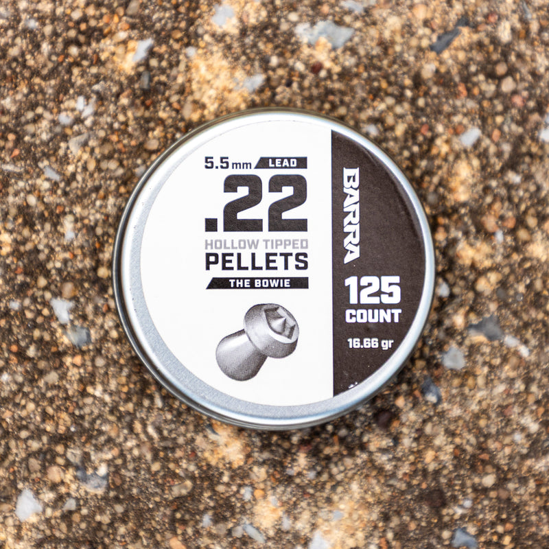 Load image into Gallery viewer, Bowie Hollow Tipped .22 Caliber Pellets - 125 Count