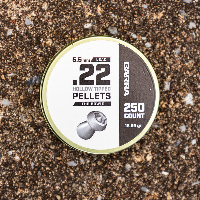 Load image into Gallery viewer, Bowie Hollow Tipped .22 Caliber Pellets - 250 Count
