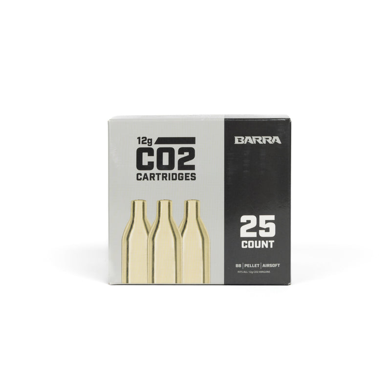 Load image into Gallery viewer, 12 Gram CO2 Cartridges - 25 Count