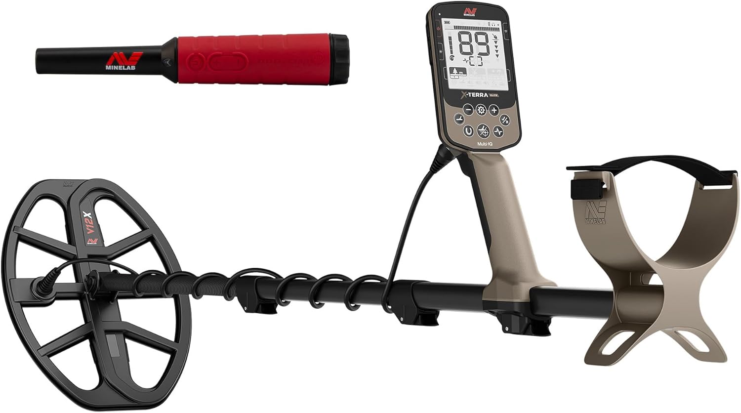 Minelab X-Terra Elite Metal Detector with a Pro-Find 40 – Metal