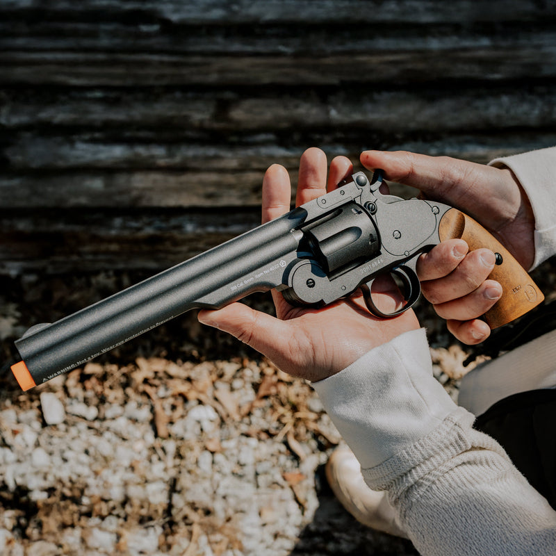Load image into Gallery viewer, Schofield 7 Inch Airsoft - Gunmetal