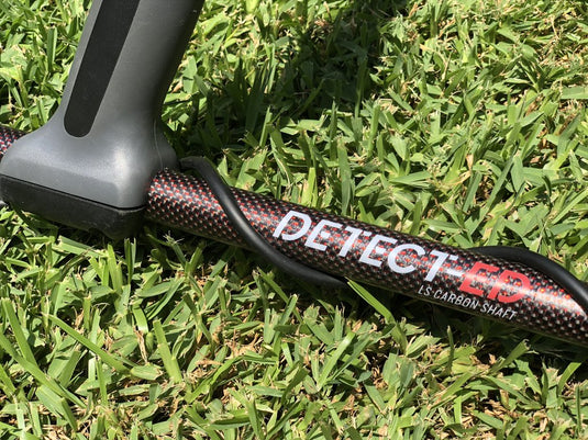 Detect-Ed Special Edition Red Belly Red LS Carbon Shaft (upper) for Minelab Equinox