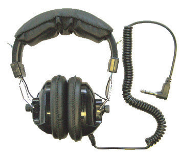 TW Detector Stereo Headphones - Angled Plug