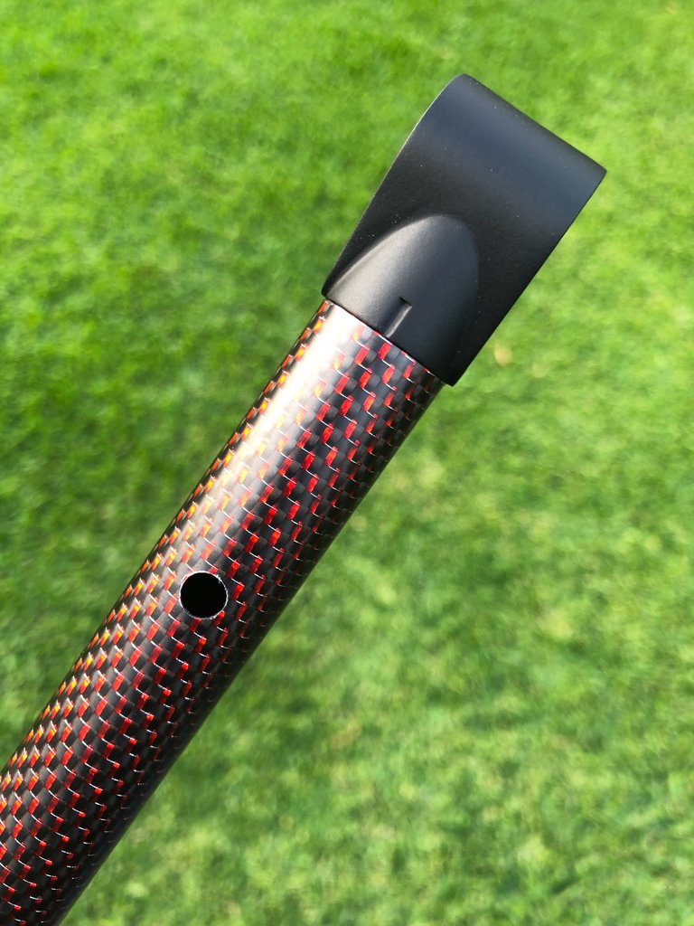 Load image into Gallery viewer, Detect-Ed Equinox Red Belly Red Carbon Fiber Lower Shaft
