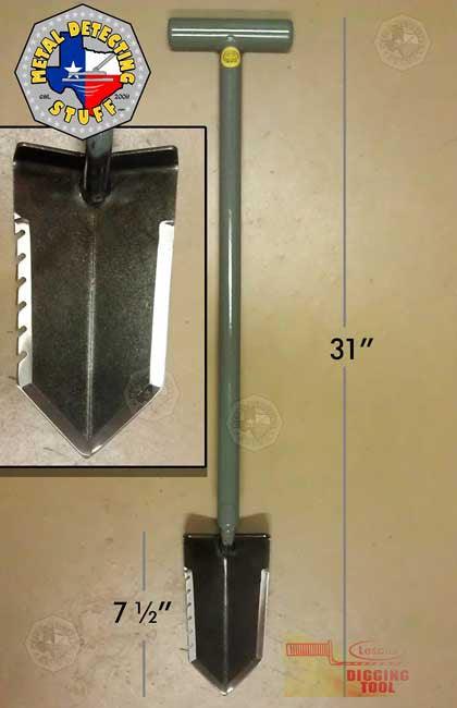 Lesche Sampson T-Handle Shovel - SERRATED