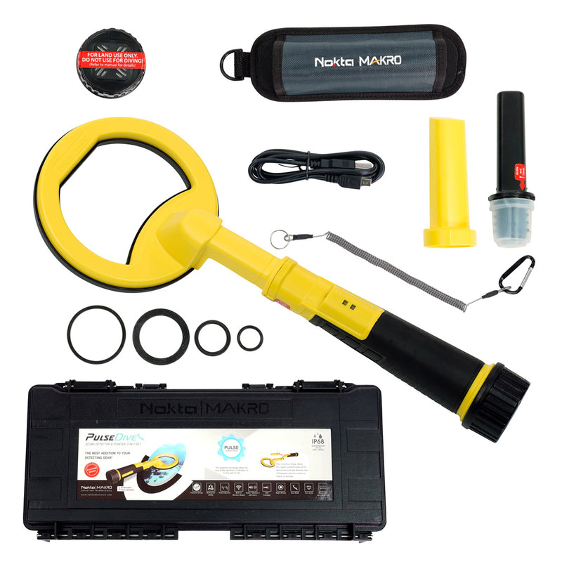 Load image into Gallery viewer, Nokta Makro PulseDive Scuba Detector and PinPointer 2-In-1 Set in Yellow

