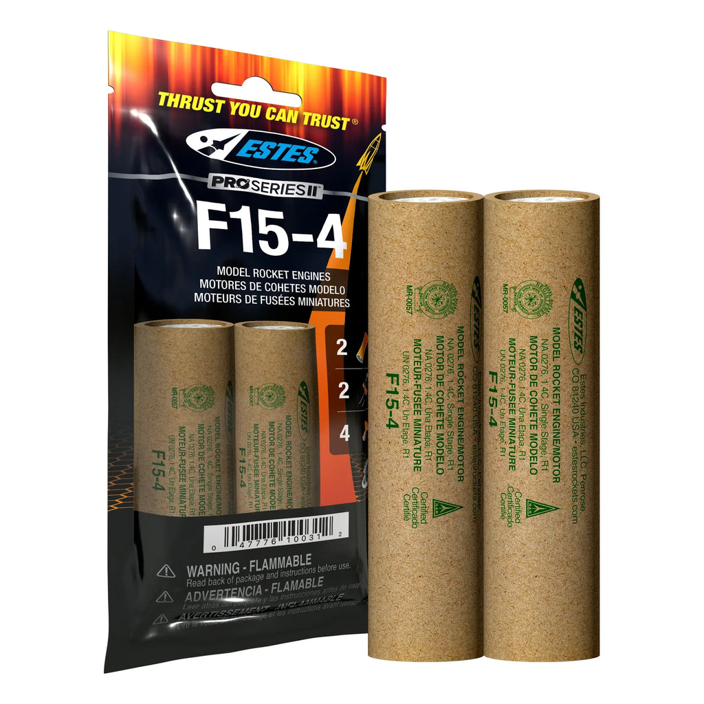 Estes Rockets - F15-4 Engines (29 mm) (2pk)
