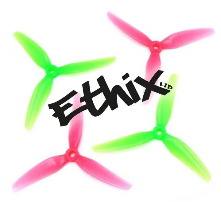 HQProp - Ethix S3 Prop Watermelon (2CW+2CCW)-Poly Carbonate