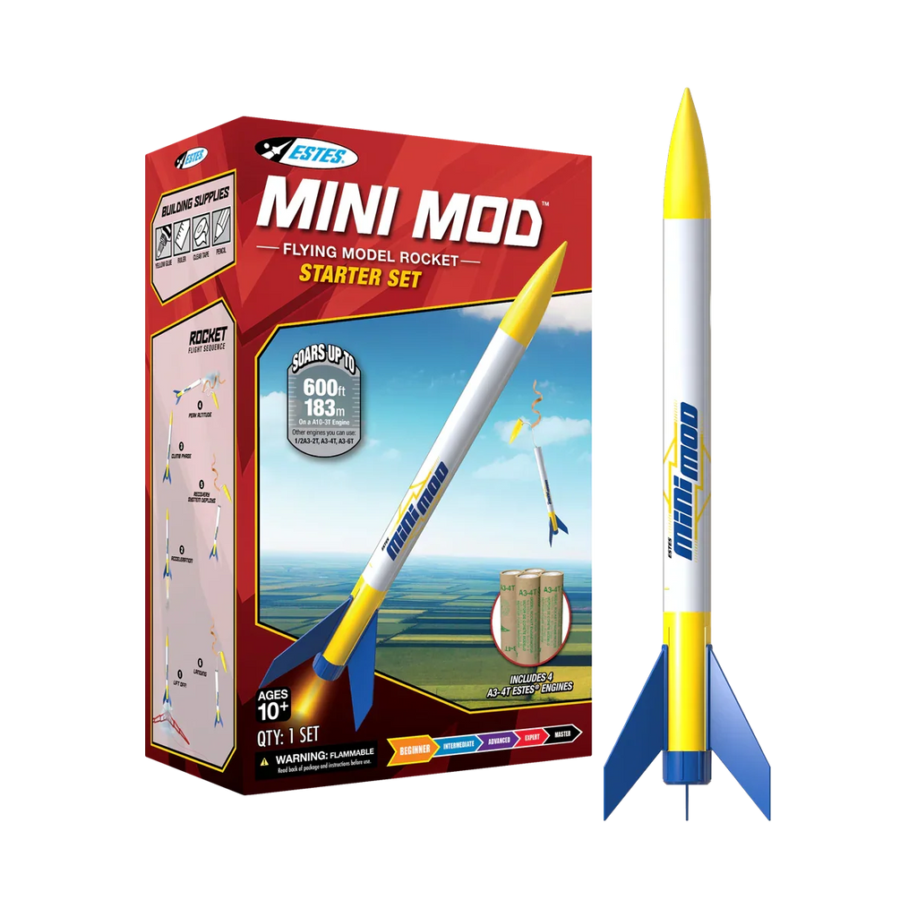 Estes Rockets - Mini Mod 13mm STEM Model Rocket Starter Set | Beginner |