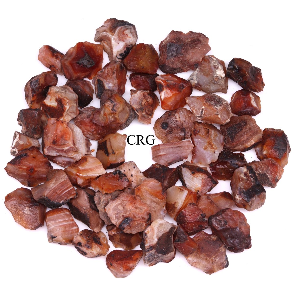 Rough Red Carnelian / 20-40mm AVG - 1 LB. LOT
