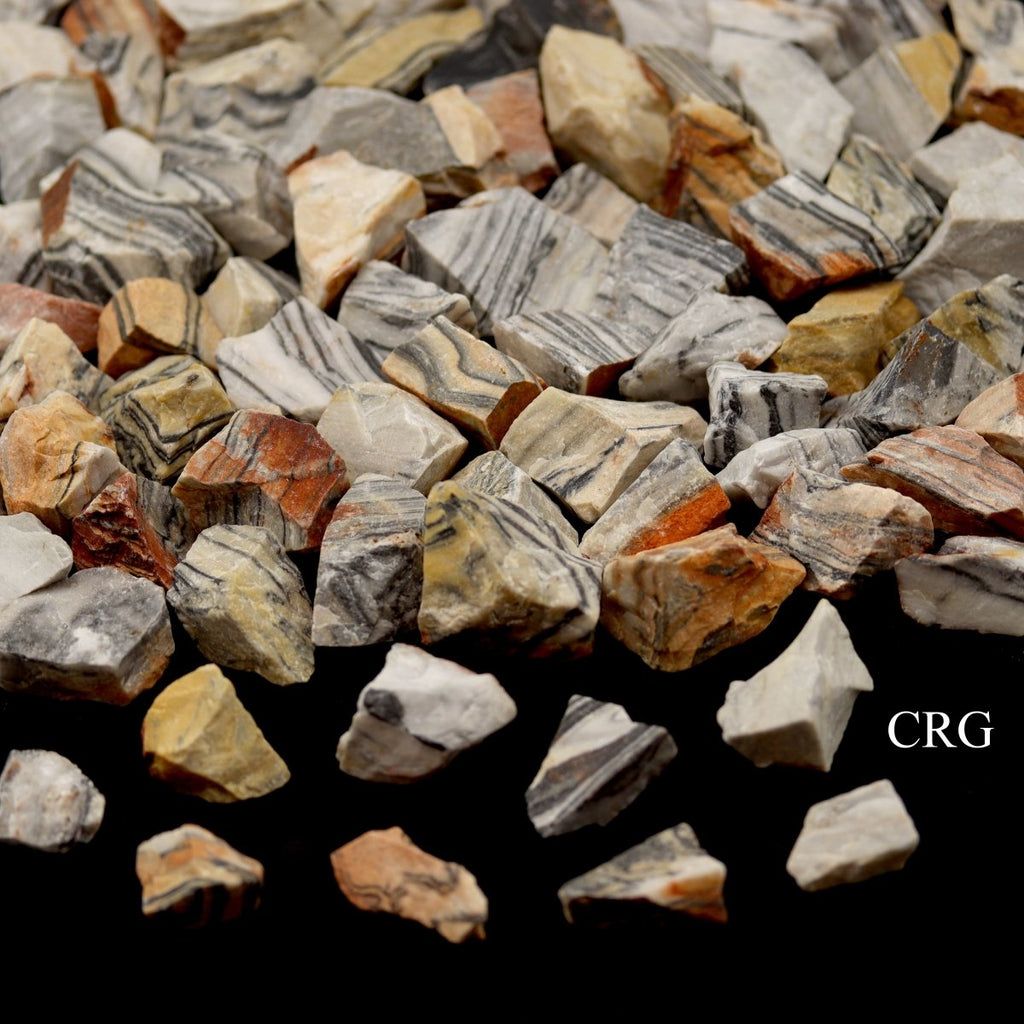 Rough Zebra Jasper / 30-60mm AVG - 1 LB. LOT