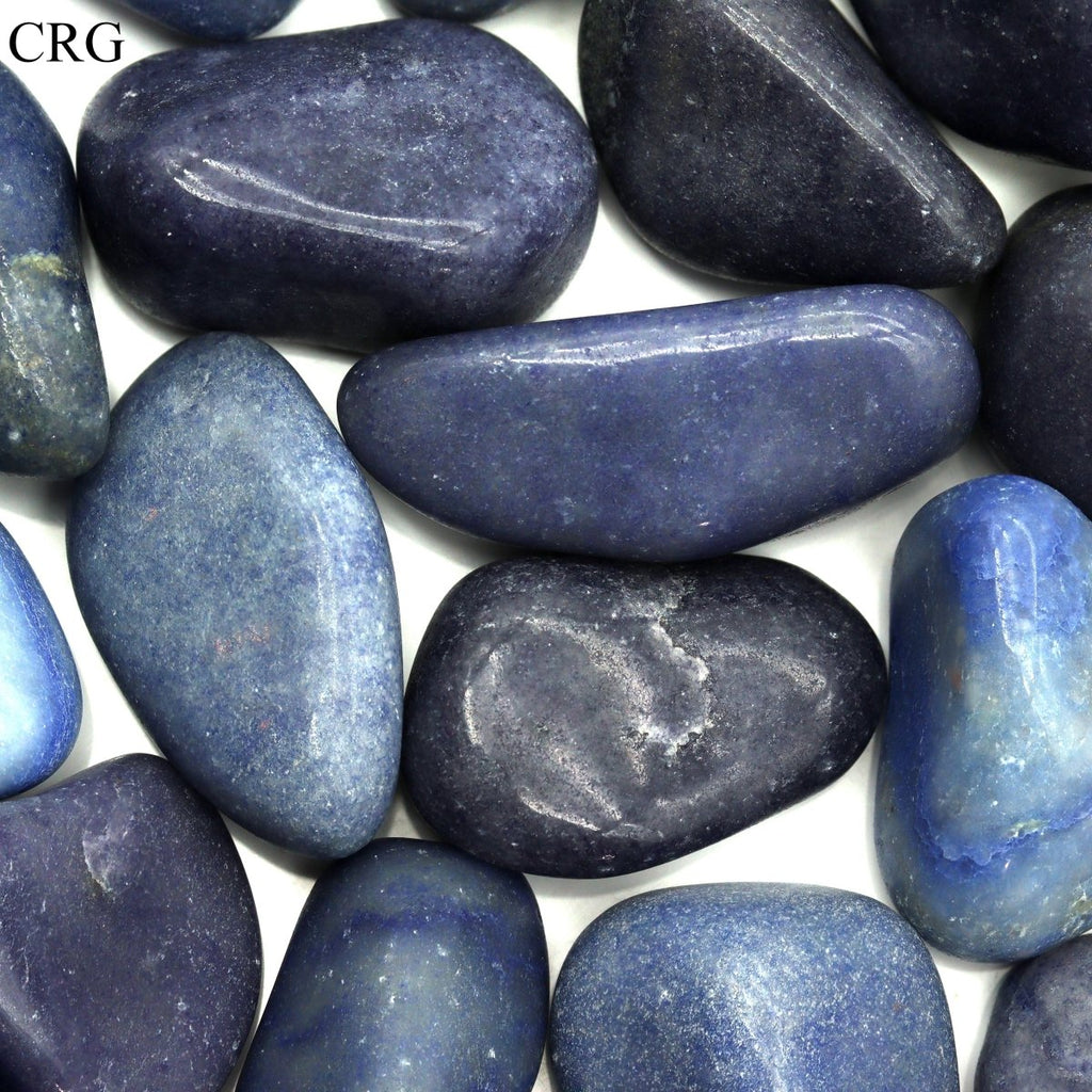 Tumbled Blue Quartz / 30-40mm AVG - 1 LB. LOT