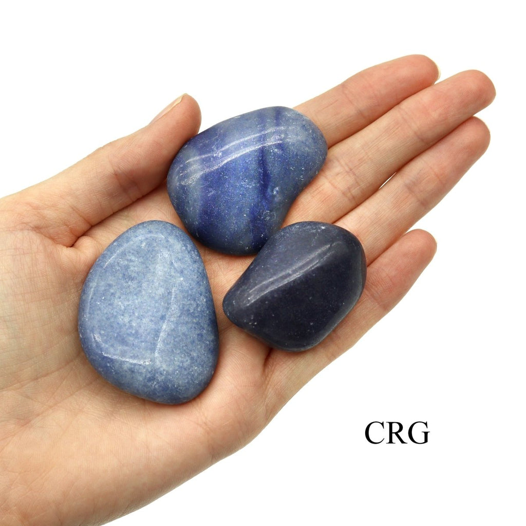 Tumbled Blue Quartz / 30-40mm AVG - 1 LB. LOT