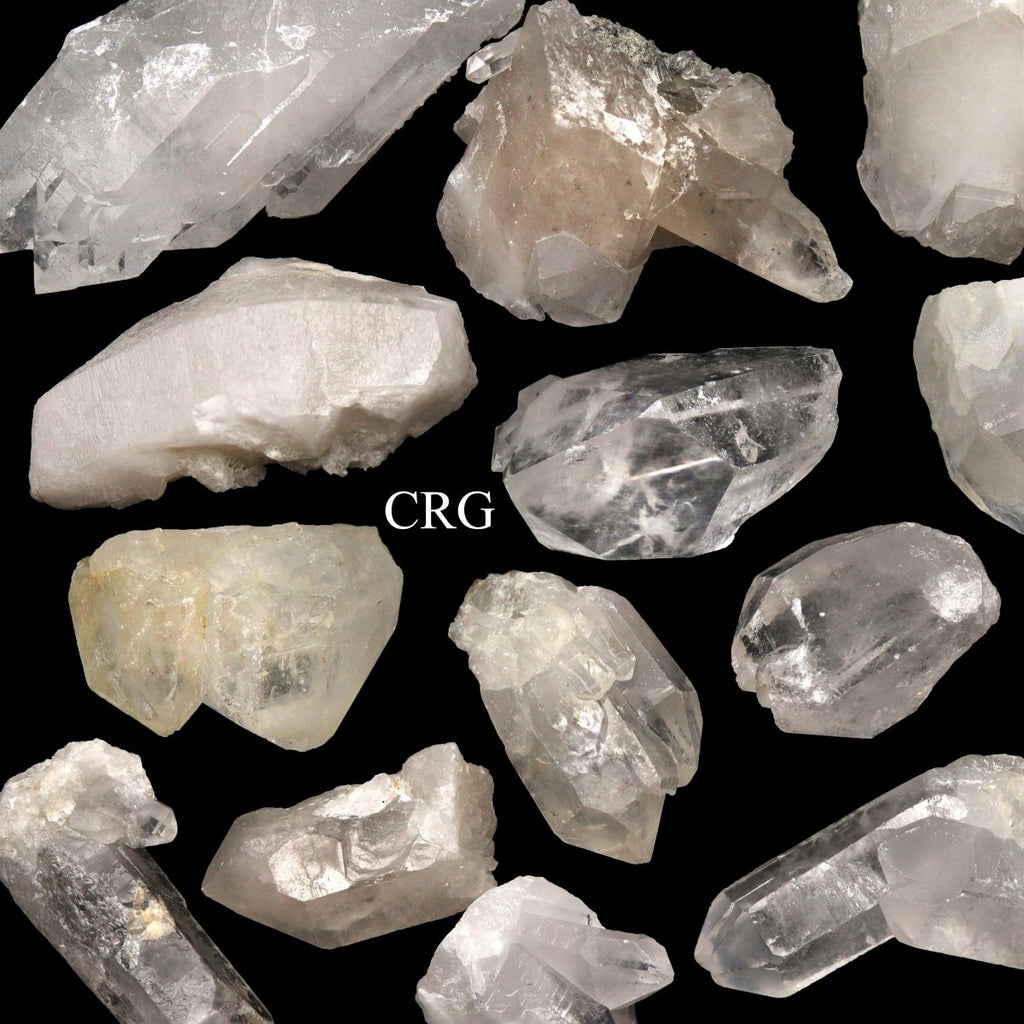 Crystal Quartz Clusters 50-500g Wholesale Lot (1 pound)