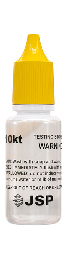 3 Bottles of JSP 10K Gold Acid Testing Solution Jewelry Test Tester Precious Metals