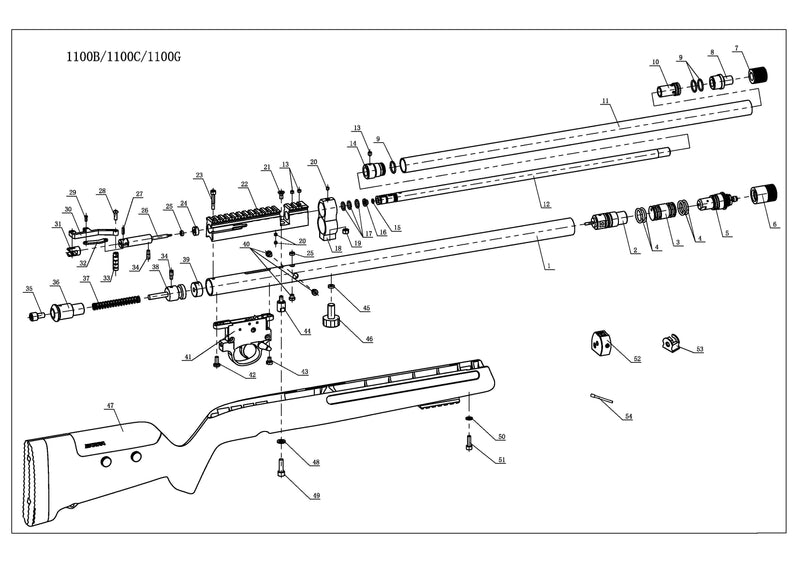 Load image into Gallery viewer, 1100z .177 Caliber Single Shot Tray
