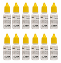 12 Bottles of JSP 10K Gold Metal Test Acid Karat Testing Liquid Solution Jewelry Tester
