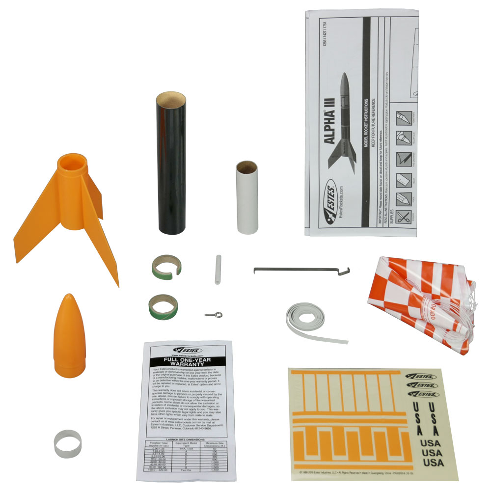 ESTES - Alpha III Rocket Kit, E2X