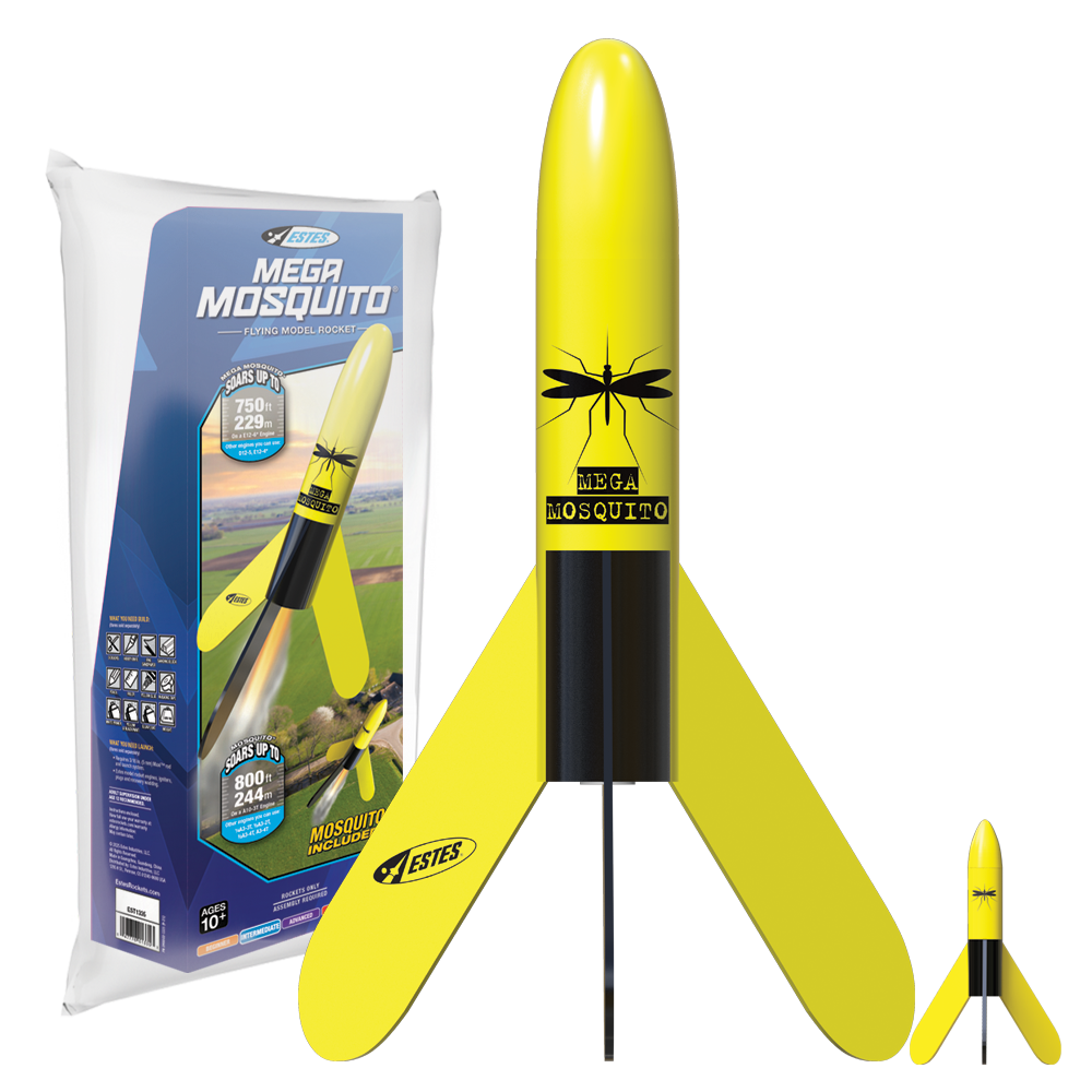 Estes Rockets - Mega Mosquito Model Rocket Kit | Intermediate |