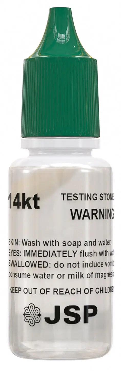 JSP Gold 10k 14k 18k Jewelry Acid Testing Kit w/ GTE Scratch Stone Precious Metals Kit