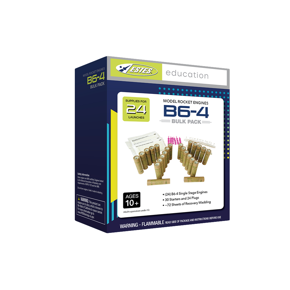 B6-4 Model Rocket Engines Bulk Pack (24pk)