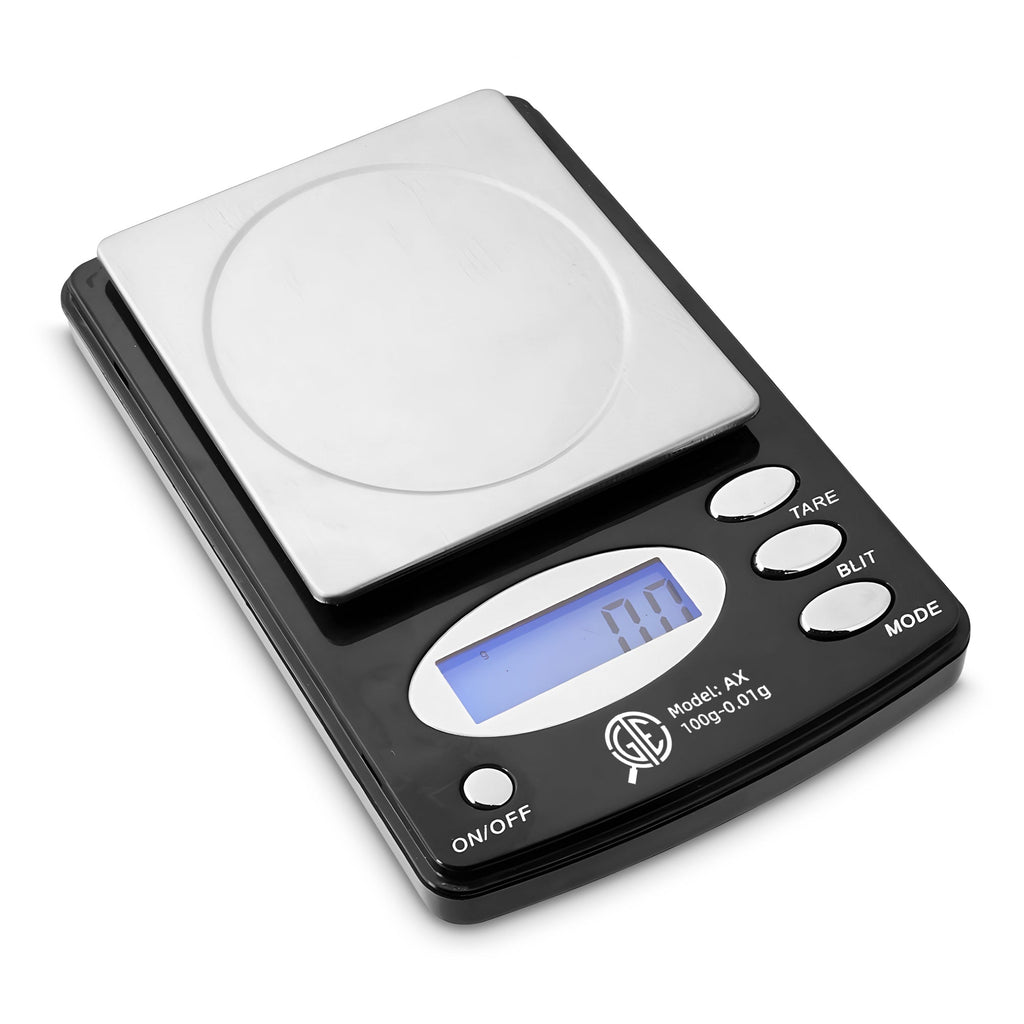 GTE 100AX Professional Digital Jewelry Scale – 6 Modes: g, oz, gn, ct, ozt, dwt - 100g × 0.01g Accuracy