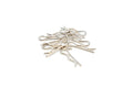 1UP Racing - Chrome Body Clips - 5-6mm Body Post - 10ea