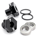 DirectHex Hub Axles, 5mm, - AE TC8
