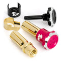Lockdown Adjustable Bullet Plugs - 5mm - Hot Pink/Black