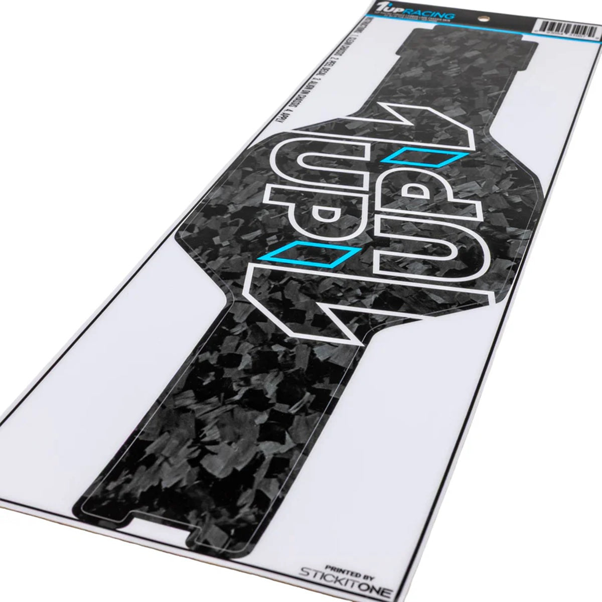 1UP Racing - Forged Carbon Look Chassis Skin - AE RC10 Tub Chassis
