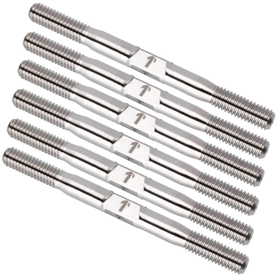 Pro Duty Titanium Turnbuckle Set - Xray XB2 '25 - Raw