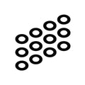 1UP Racing - 3x6x0.25mm Precision Aluminum Shims, Black