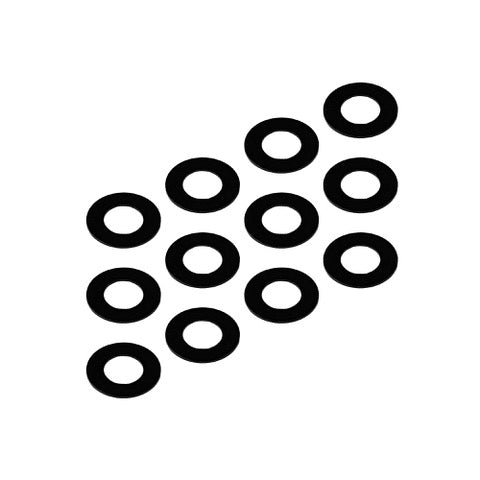 1UP Racing - 3x6x0.25mm Precision Aluminum Shims, Black