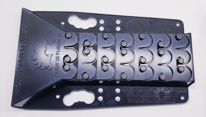 Load image into Gallery viewer, 6X22 Expedition Sluice Box - Vortex Dream Mat | Gold Prospecting Equipment (Black)
