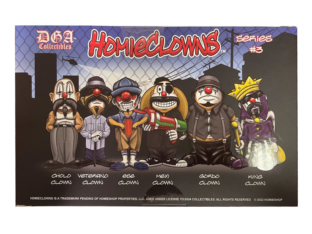 Homies - "HomieClowns" Series 3 2-Inch Figures Set of 6 Pieces by Homies