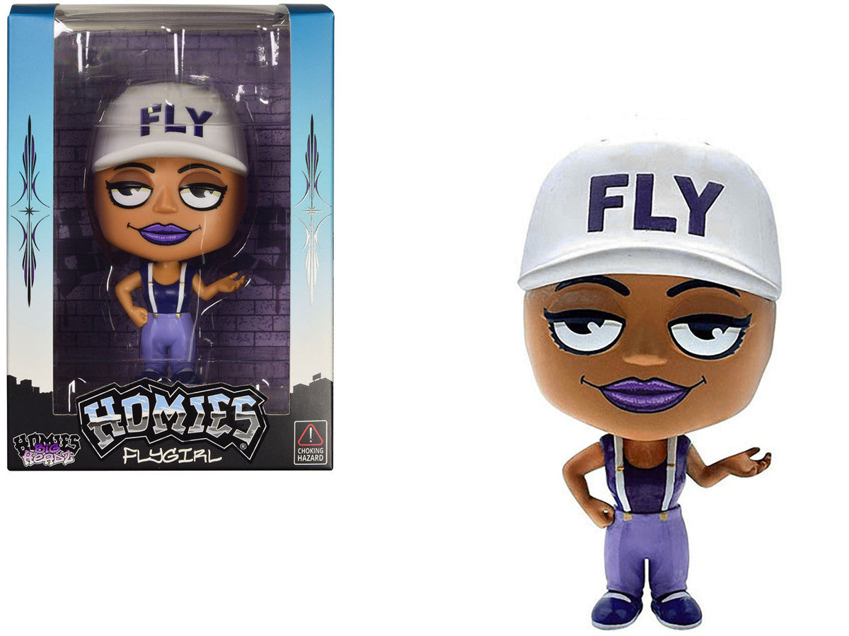 Homies - Flygirl 4.5" Figure "Homies Big Headz" Series 3 model by Homies